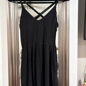 Elegant Black Strappy romper